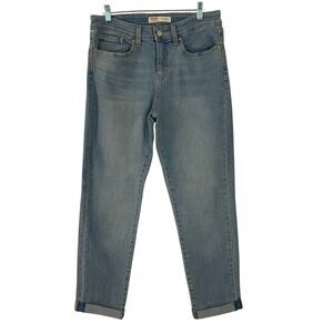 Signature by Levi Strauss Women's Boyfriend Cuffed Jeans Size 10/W30